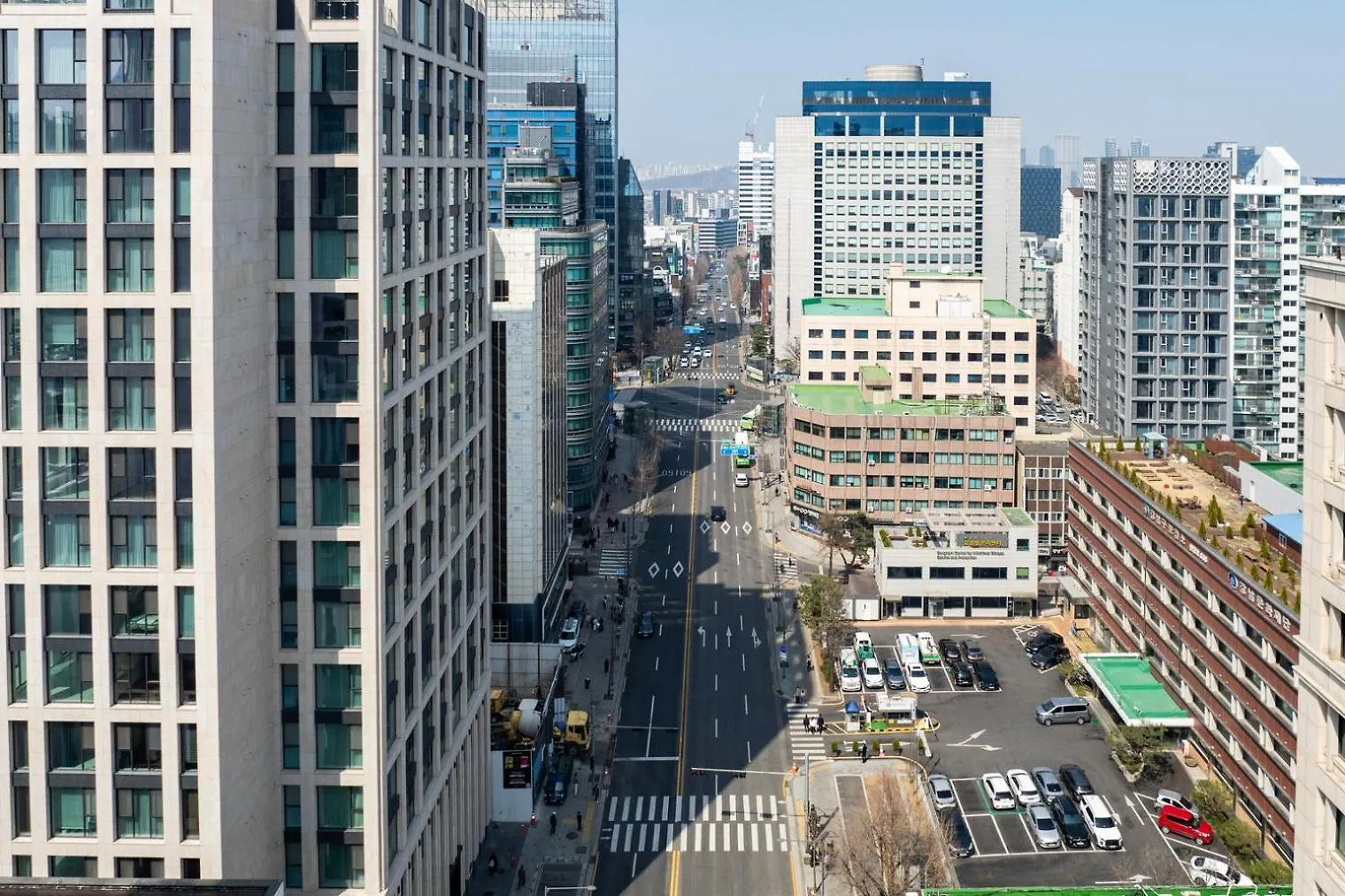 Lägenhet Blueground Id1 Nonhyeon City View Ac Sel-1 Seoul